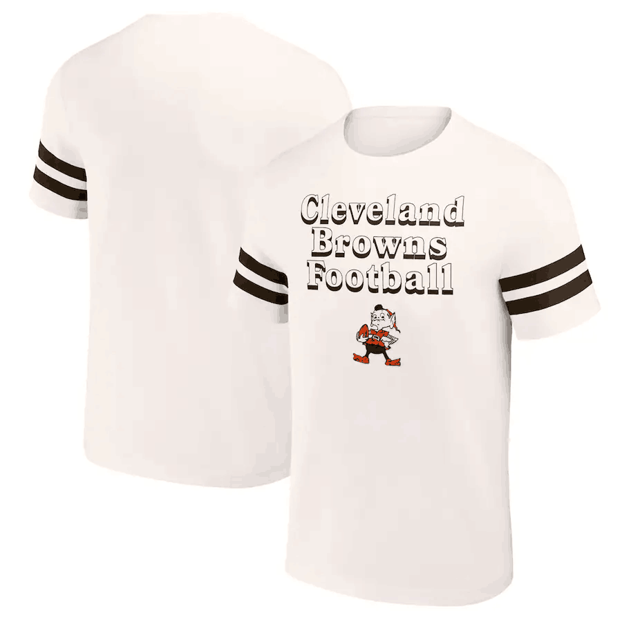 Men's Cleveland Browns Cream x Darius Rucker Collection Vintage T-Shirt